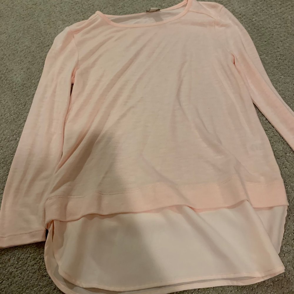 J Crew Woman's Long sleeve Double Layered Shirt